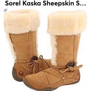 Sorel sheepskin boots